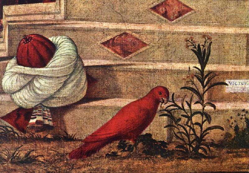 CARPACCIO, Vittore Baptism of the Selenites (detail) sdf